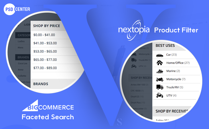 BigCommerce Faceted Search vs. Nextopia Search