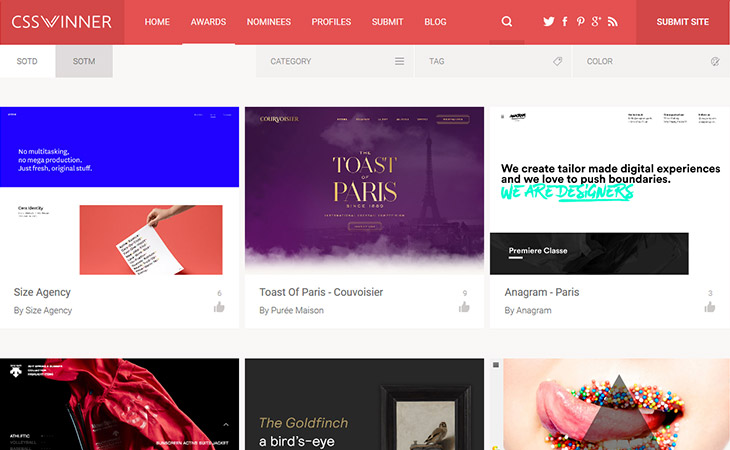 Best CSS Award Websites to Submit Your Designs - css winner