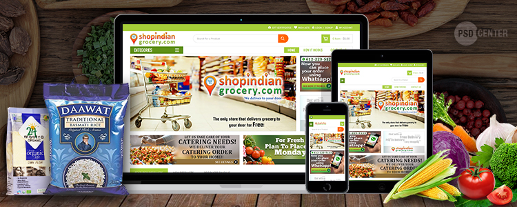 New Website Design Launched by Shop Indian Grocery