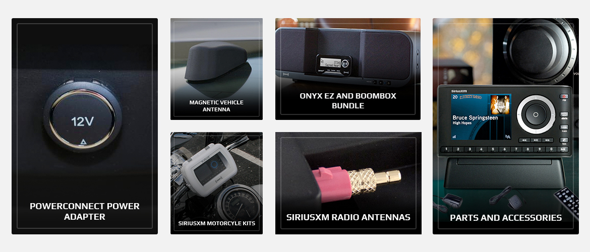 Satellite radio best sale accessories