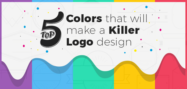 5 colors will create a killer logo design