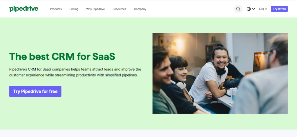 Pipedrive best SaaS CRM software