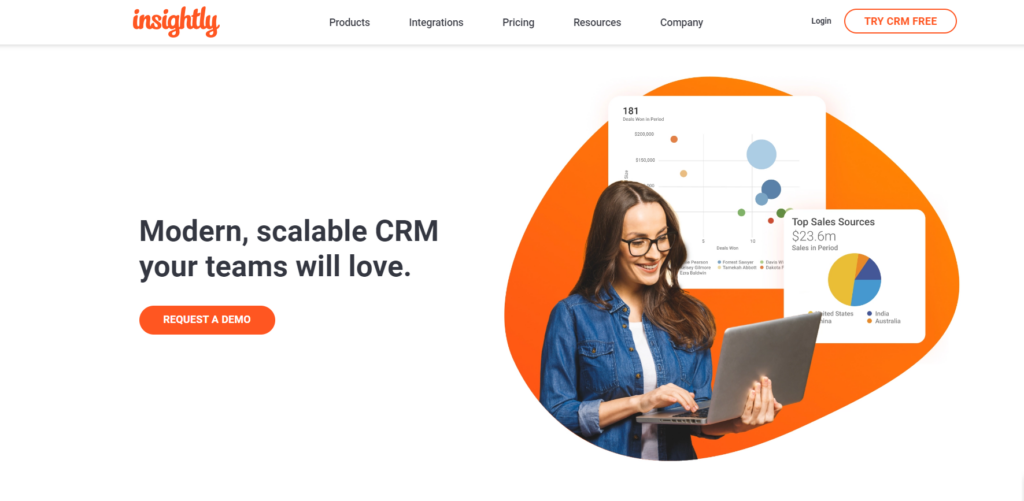 Insightly best CRM software for agencies