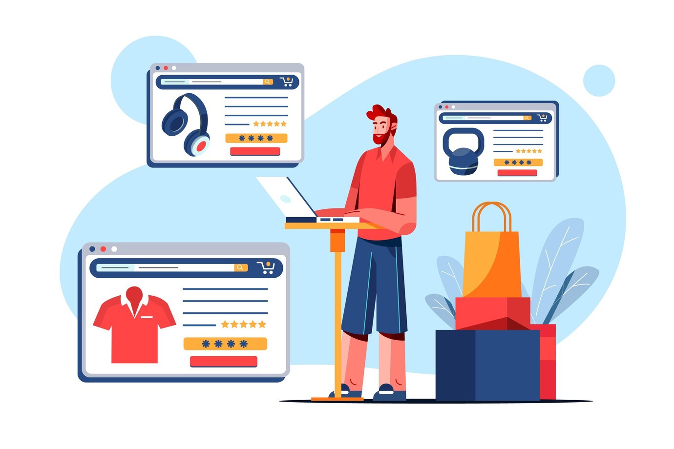 Custom e-commerce design